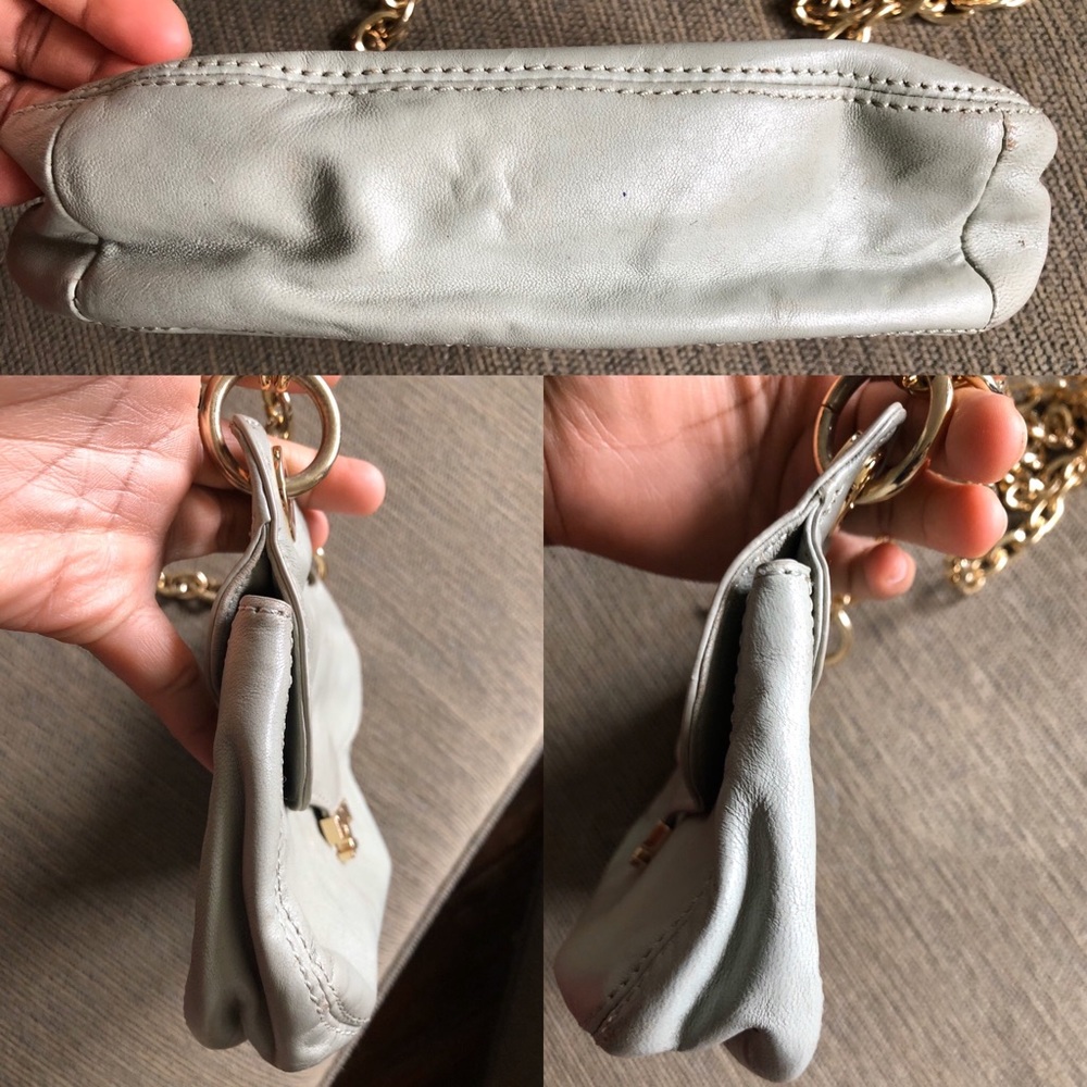 Auth Tory Burch Megan Leather Mini Flap Crossbody - Picture 8 of 8